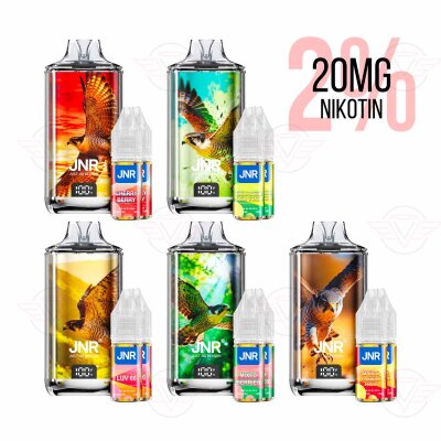 JNR - Kit de démarrage Falcon Nexus 55K - Sels de nicotine 20 mg/ml