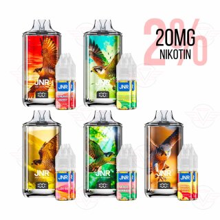 JNR - Kit de démarrage Falcon Nexus 55K - Sels de...
