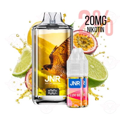JNR - Kit de démarrage Falcon Nexus 55K - Luv 66 sels de nicotine 20mg