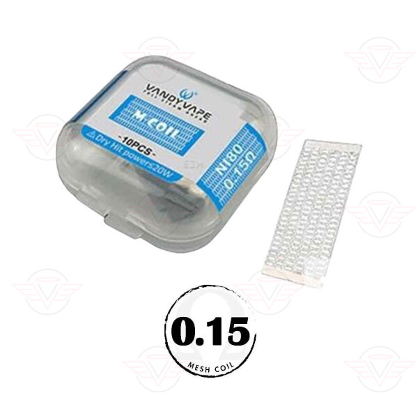 Vandy Vape - NI80 Mesh Coils 0.15 Ohm