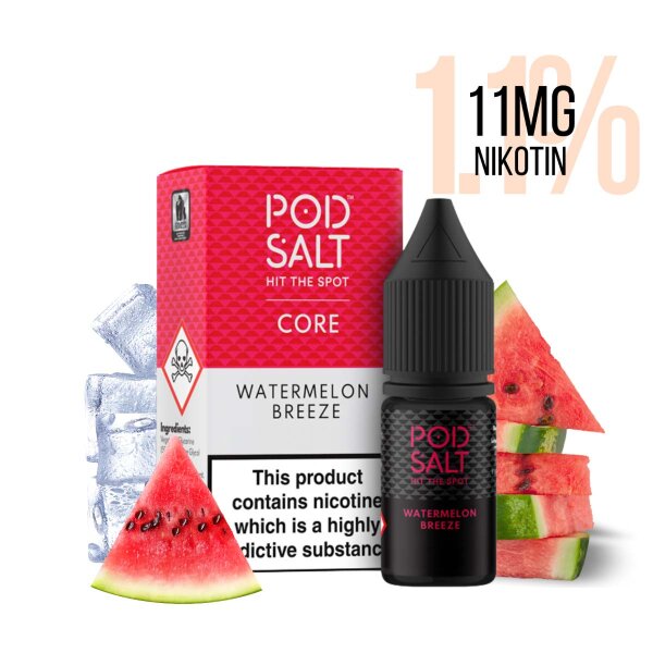 Pod Salt - Watermelon Breeze 11mg Nicotine Salt