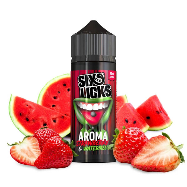 Prohibition Vapes Co - Six Licks Strawberry & Watermelon Longfill