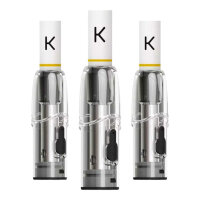Kiwi Vapor - KIWI replacement cartridges (pods) clear 3 pieces.