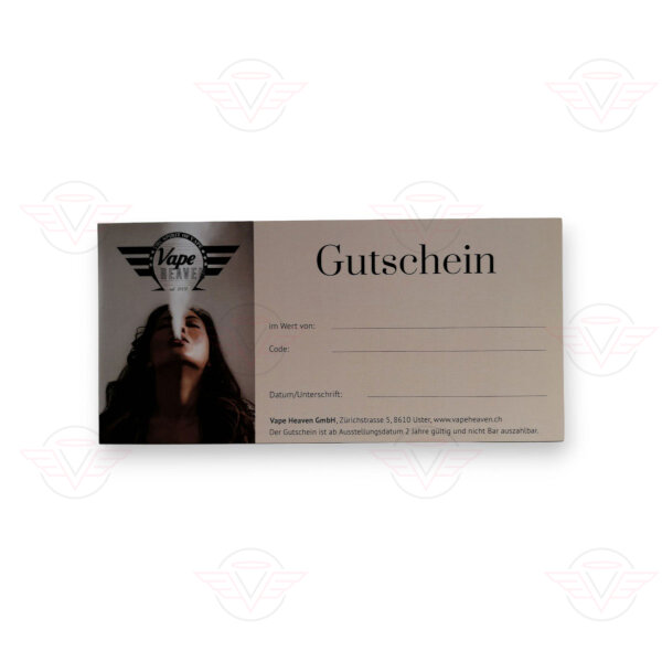 Vape Heaven - Gutschein 100 CHF
