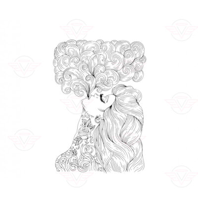 Bottle - with logo and scale 120ml Woman