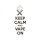 Bottiglia - con logo e scala 70ml Keep Calm