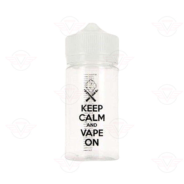 Bottle - with logo and scale 180ml Keep Calm