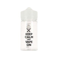 Flasche - mit Logo und Skala 180ml Keep Calm