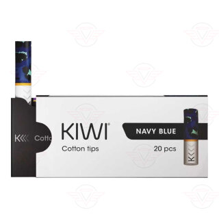 Kiwi Vapor - KIWI cotton filters NAVY BLUE (drip tip) 20pcs.