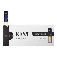 Kiwi Vapor - KIWI Baumwollfilter NAVY BLUE (Drip Tip) 20Stk.