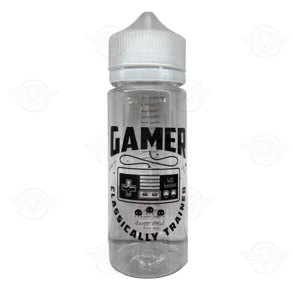 Chubby Gorilla - Leerflasche 120 ml DIY UP mit Skala und Motiv Gamer