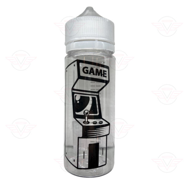 Chubby Gorilla - Bouteille vide 120 ml DIY UP avec échelle et motif Borne Arcade