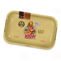 RAW - Girl Metal Rolling Tray