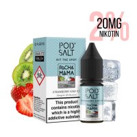 Pod Salt - Pacha Mama Fraise Kiwi Glace Fusion 20mg Sel...