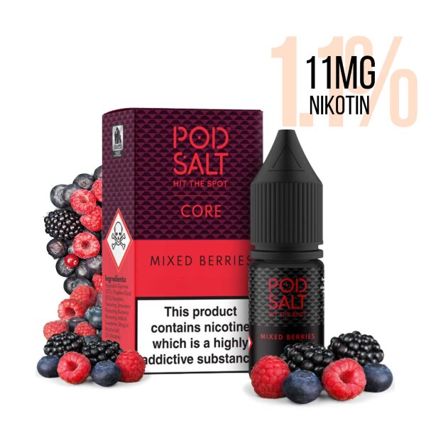 Pod Salt - Mixed Berries Ice 11mg Nicotine Salt