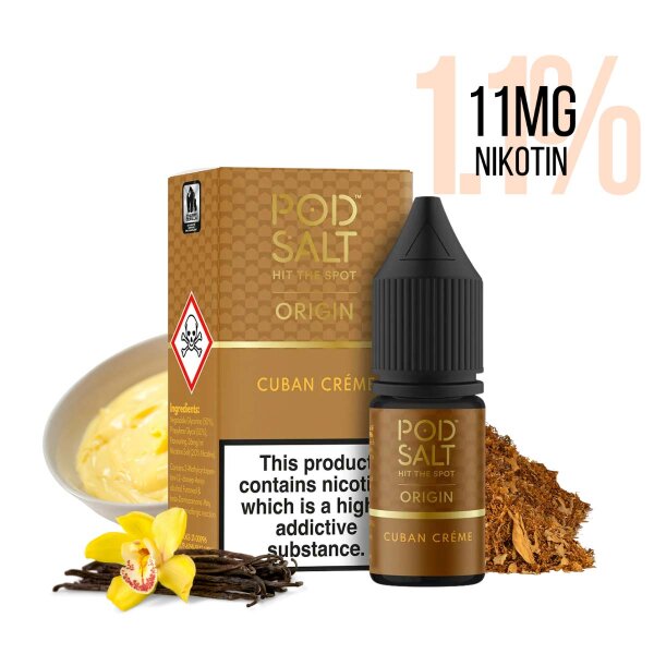 Pod Salt - Cuban Creme 11mg Nicotine Salt