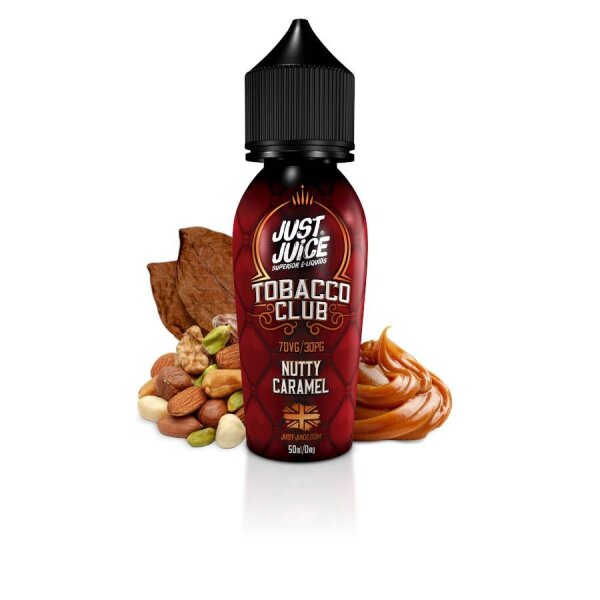 Just Juice - Tabacco Club Nutty Caramel 50ml Shortfill