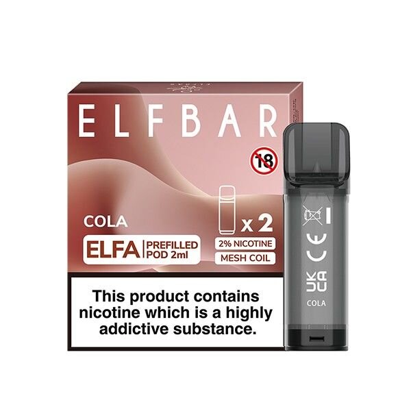 Elfbar - Elfa Pre-Filled Pod 2Pack - Cola