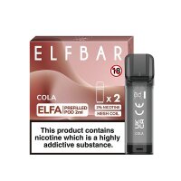 Elfbar - Confezione da 2 cialde preriempite Elfa - Cola