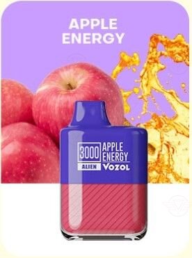 Vozol - Alien 3000 Apple Energy jetable