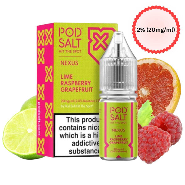 Pod Salt - Nexus Lime Rasperry Grapefruit 20mg/ml