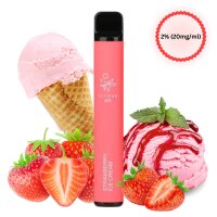 Elfbar - Disposable E Cigarette Strawberry Ice Cream 600 Puffs