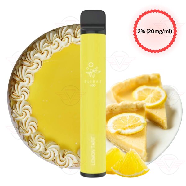 Elfbar - Einweg E Zigarette Lemon Tart 600 Puffs