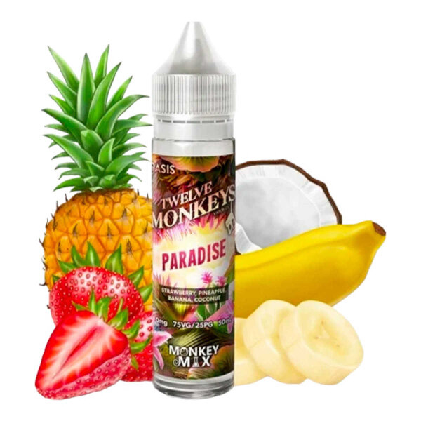 Twelve Monkey`s - Oasis Paradise 50ml Shortfill