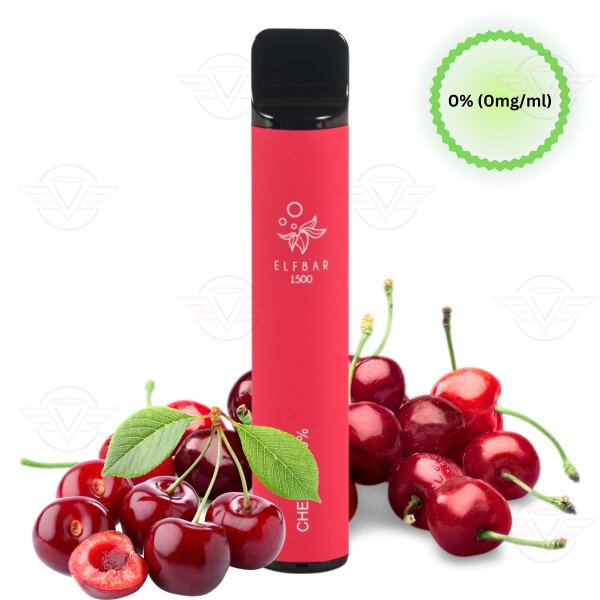 Elfbar - Sigaretta elettronica usa e getta Cherry 1500 Puffs 0mg