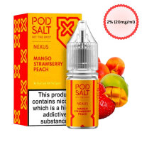 Pod Salt - Nexus Mango Strawberry Peach 20mg/ml