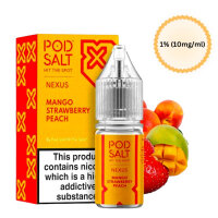 Pod Salt - Nexus Mango Strawberry Peach 10mg/ml