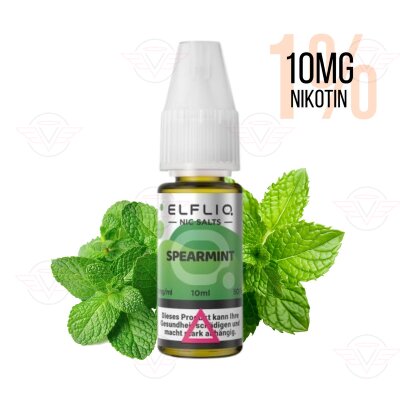 Elfbar - Elfliq Spearmint 10mg Nikotin Salz