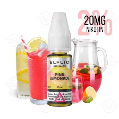 Elfbar - Elfliq Pink Lemonade 20mg Nikotin Salz
