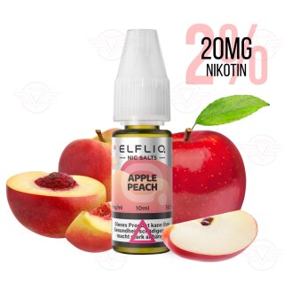 Elfbar - Elfliq Apple Peach 20mg Nikotin Salz