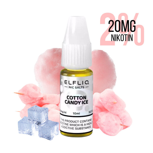 Elfbar - Elfliq P&B Clouudd (Cotton Candy Ice) 20mg/ml (2%)