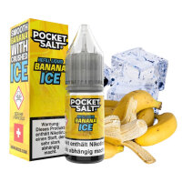 Drip Hacks - Pocket Salt - Banana Ice 10mg/ml