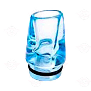 Dotmod - Whistle Style Drip Tip Long bleu royal