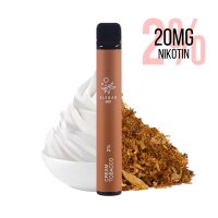 ELFBAR 600 20 mg NS Vape Pen Jetable Snoow Tobacco (Cream...