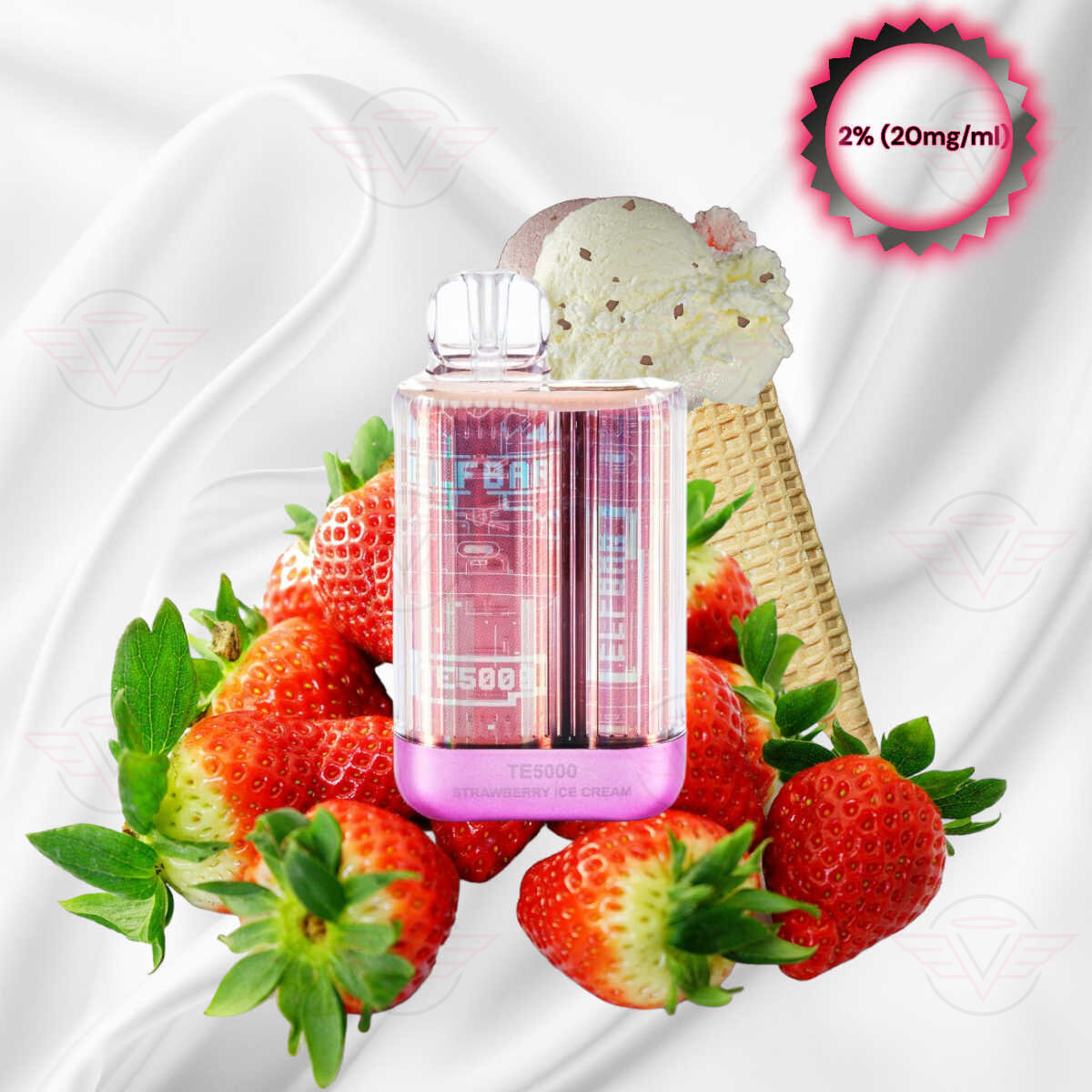 elf bar vape uk Crystal Bar - Strawberry Ice Cream - €7.99 € main image 0