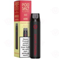 Pod Salt Go 600 - Einweg E-Zigarette - Strawberry Banana 20mg NS