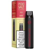 Pod Salt Go 600 E-Cigarette Jetable - Fraise Banane 20mg