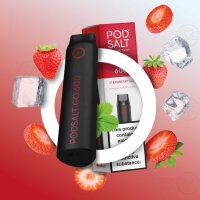 Pod Salt Go 600 - Einweg E-Zigarette - Strawberry Ice...