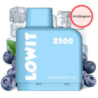 Elfbar - Lowit 2500 Prefilled Pod Blueberry Ice