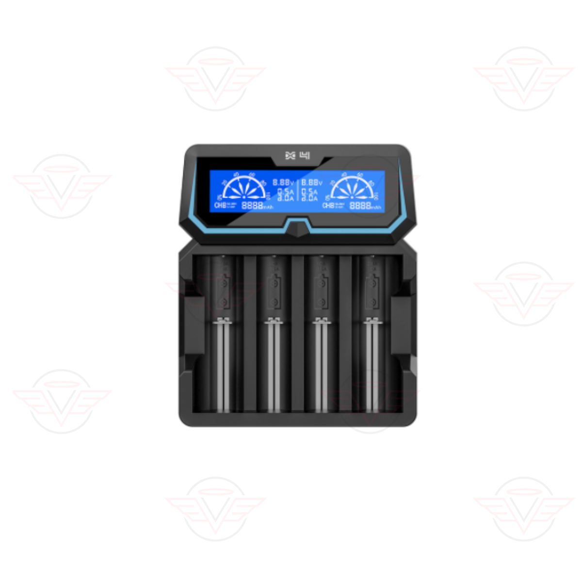 XTAR - X4 LCD Ladegert fr 4 Akkus - VAPE.CH | Vape Shop Schweiz