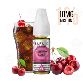 Elfbar - Elfliq Cherry Cola 10mg sale di nicotina