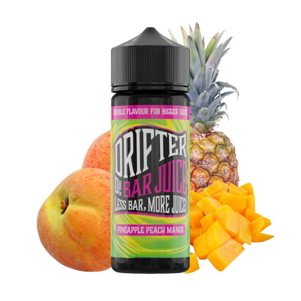 Drifter Bar Juice - Pineapple Peach Mango Ice 120ml mit 1,5mg/ml Nikotin