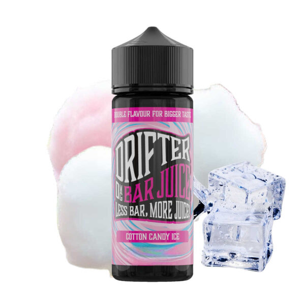 Drifter Bar Juice - Cotton Candy Ice 120ml avec 3mg/ml de nicotine