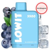 Elfbar - Lowit 5500 Prefilled Pod Blueberry Ice
