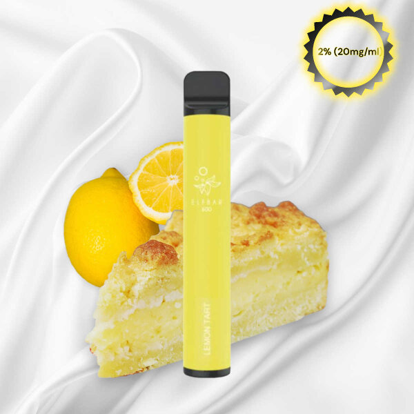 Elfbar - Disposable E Cigarette Lemon Tart 600 Puffs - MHDÜ