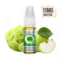 Elfbar - Elfliq Sour Apple 10mg nicotine salt